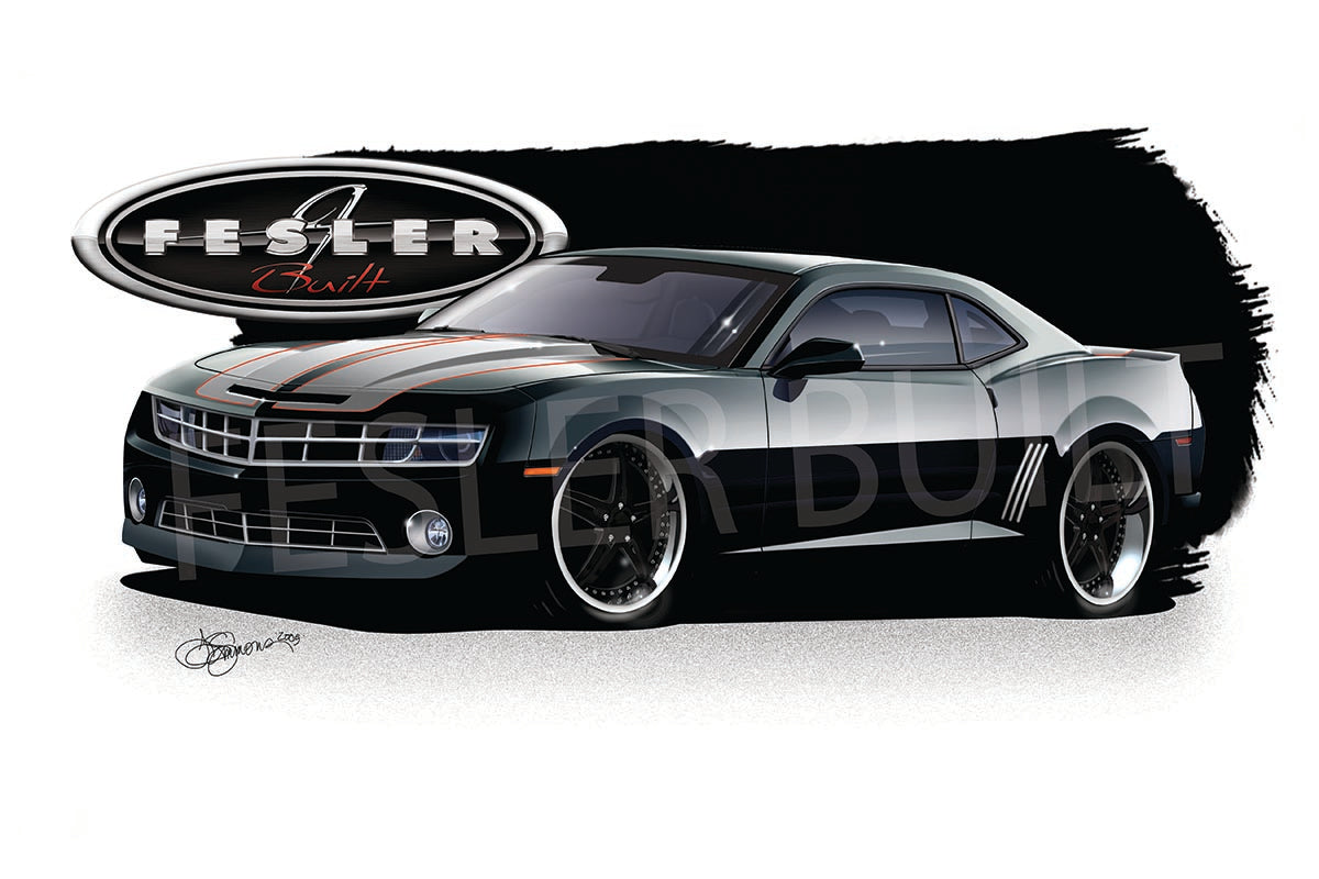 FESLER USA 2010 CAMARO LIMITED BLK PRINT