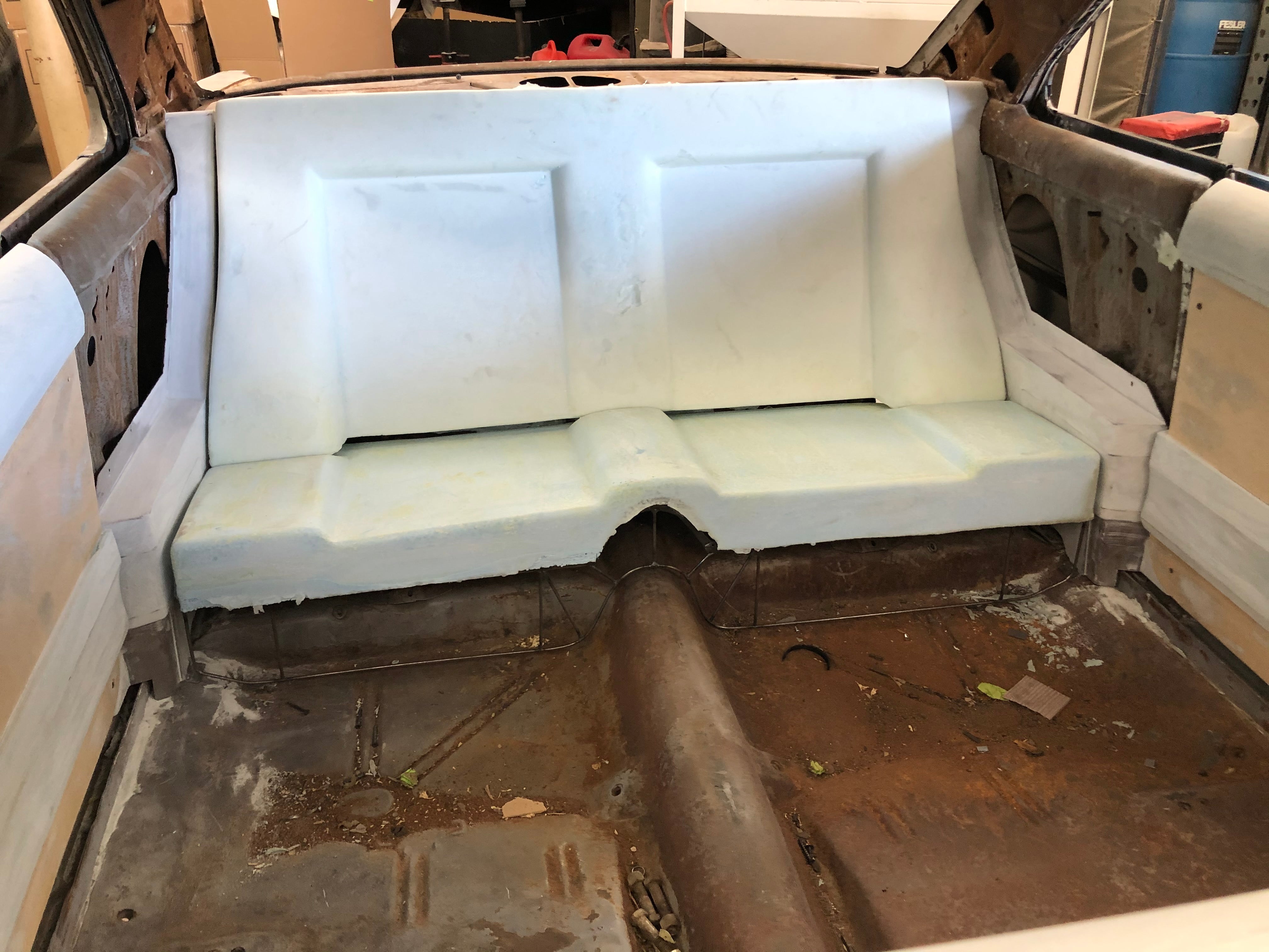 1966-67 NOVA CUSTOM STEEL REAR SEAT