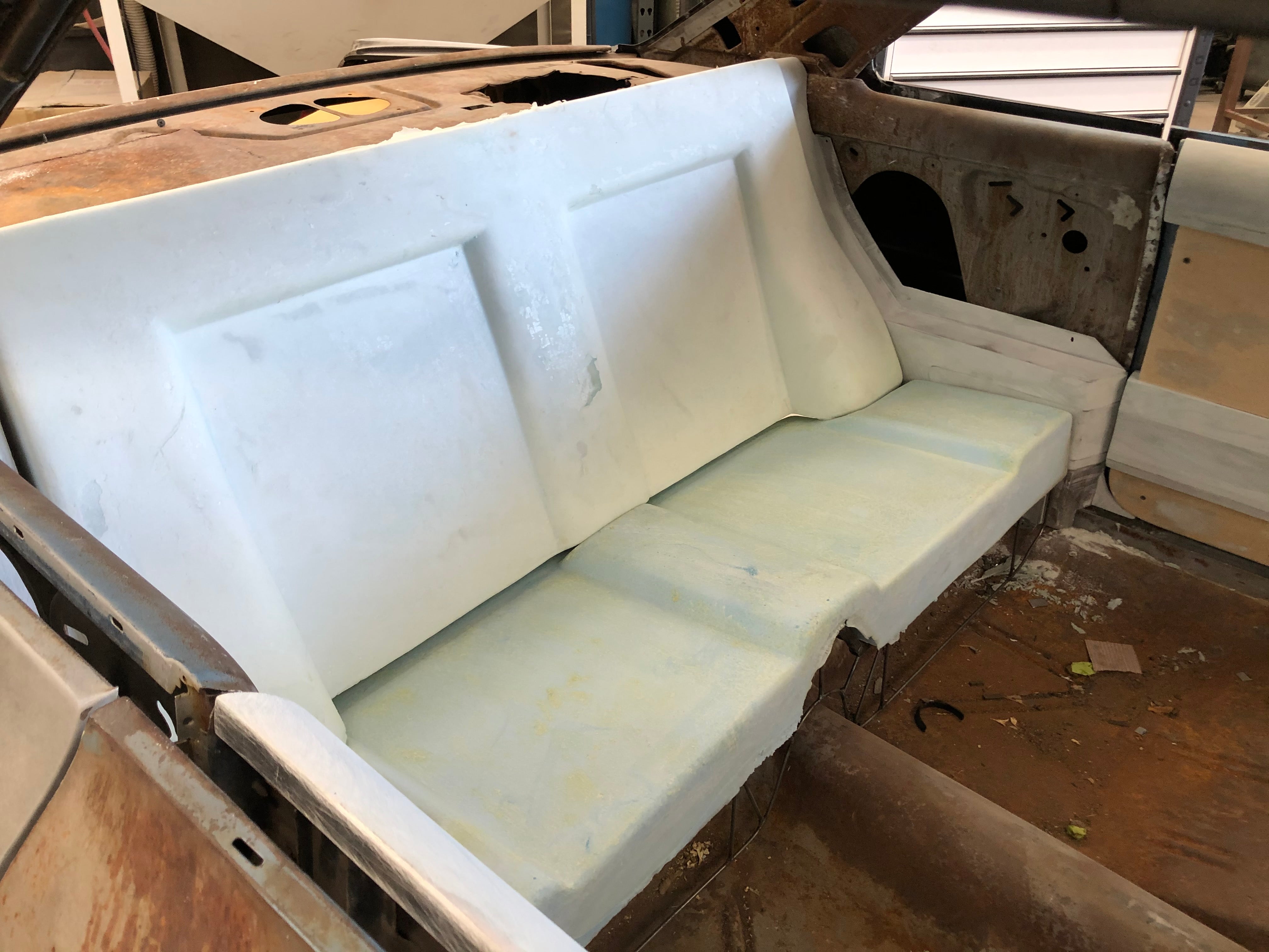 1966-67 NOVA CUSTOM STEEL REAR SEAT