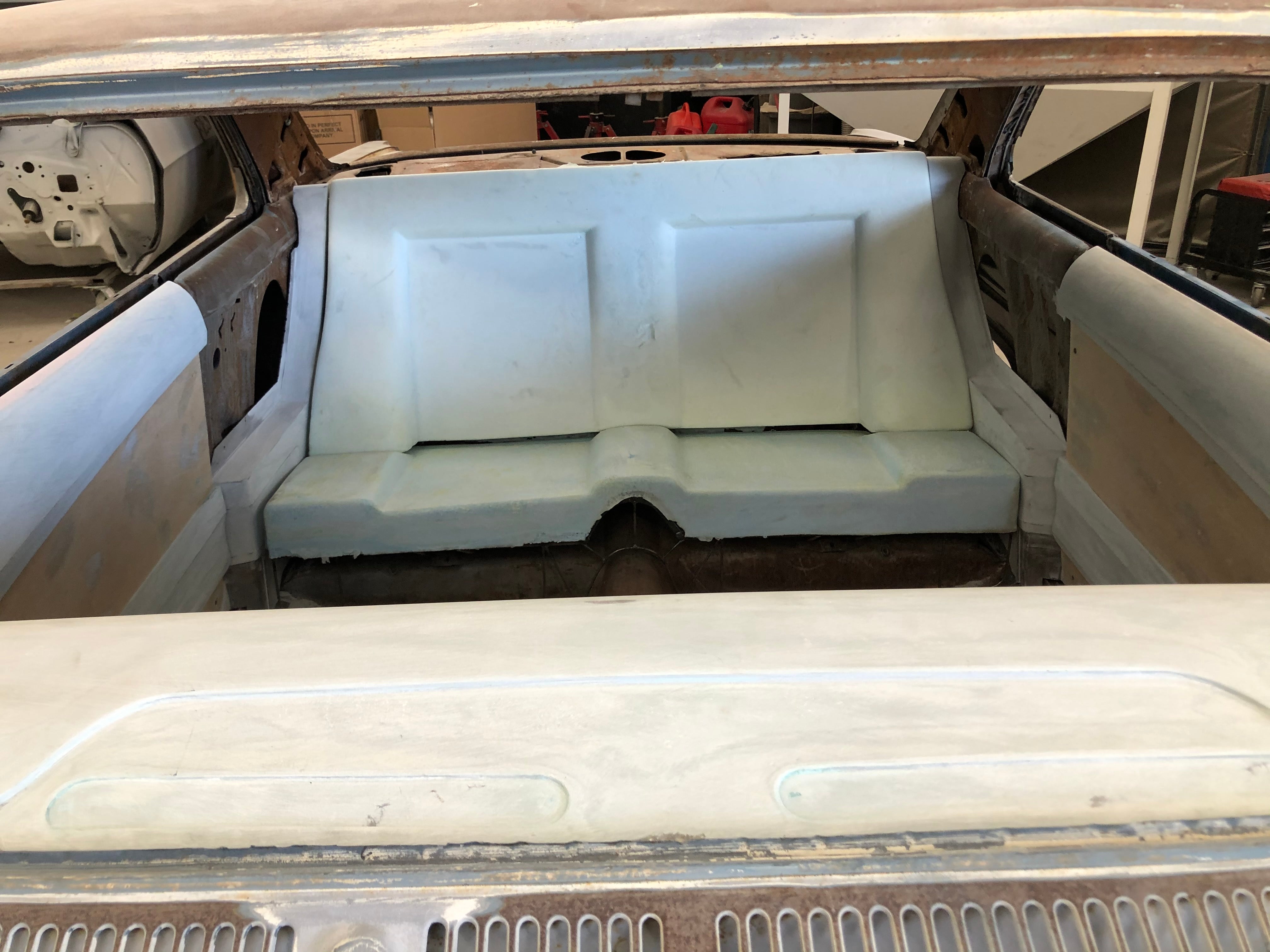 1966-67 NOVA CUSTOM STEEL REAR SEAT