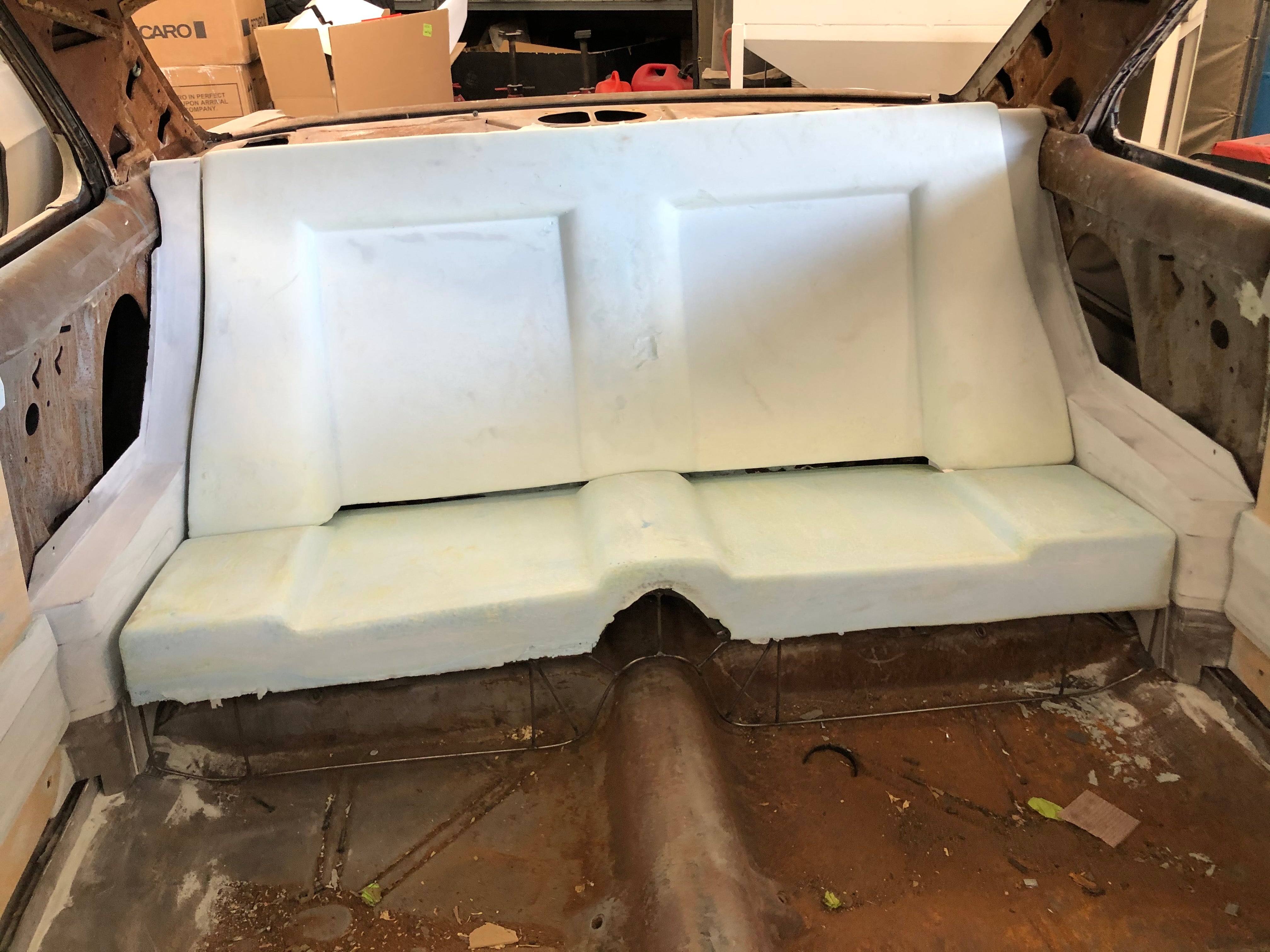 1966-67 NOVA CUSTOM STEEL REAR SEAT