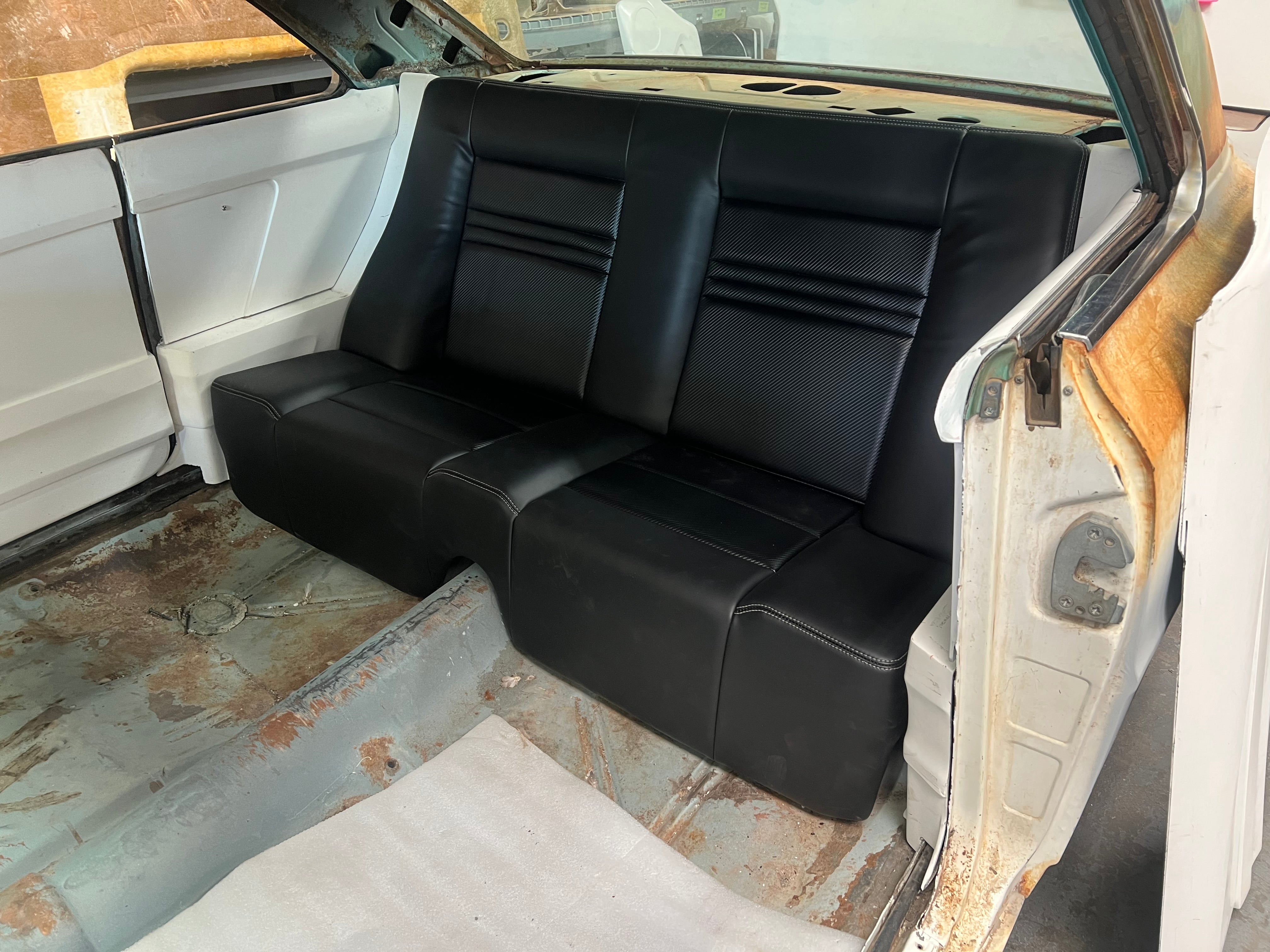 1966-67 NOVA CUSTOM STEEL REAR SEAT