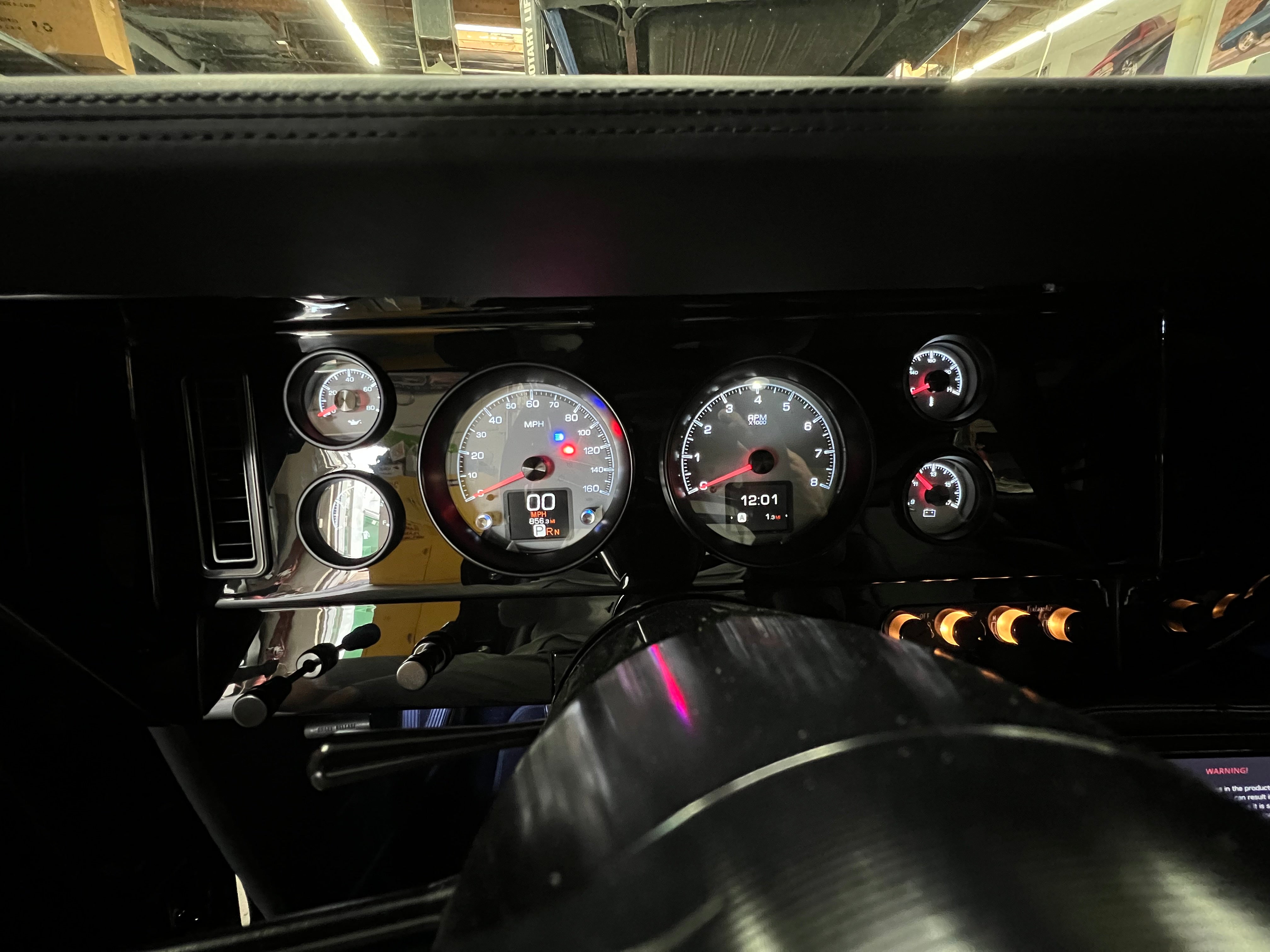 1969 1st Gen Camaro Dash Insert