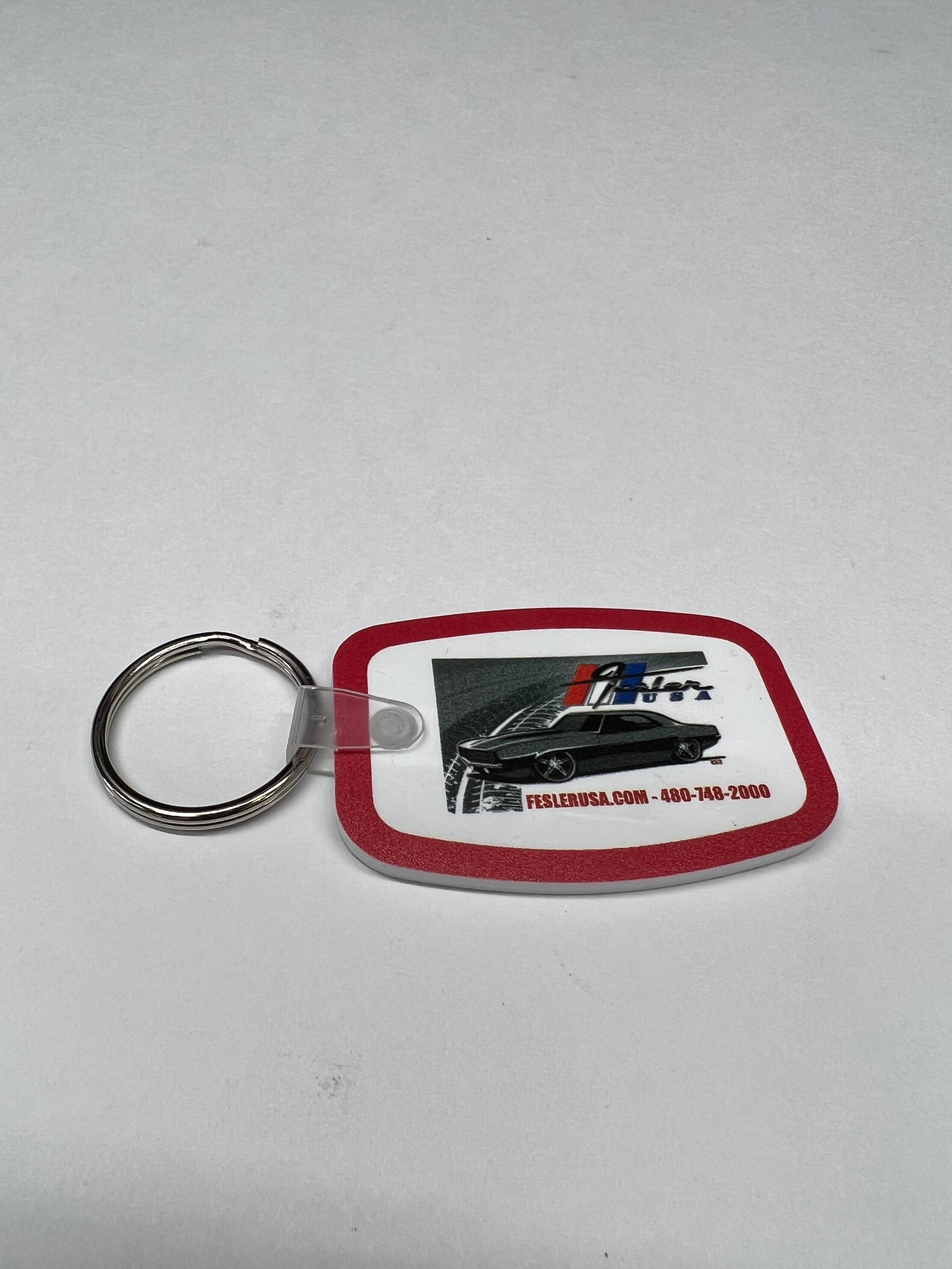 FESLER BLACK CAMARO KEYCHAIN