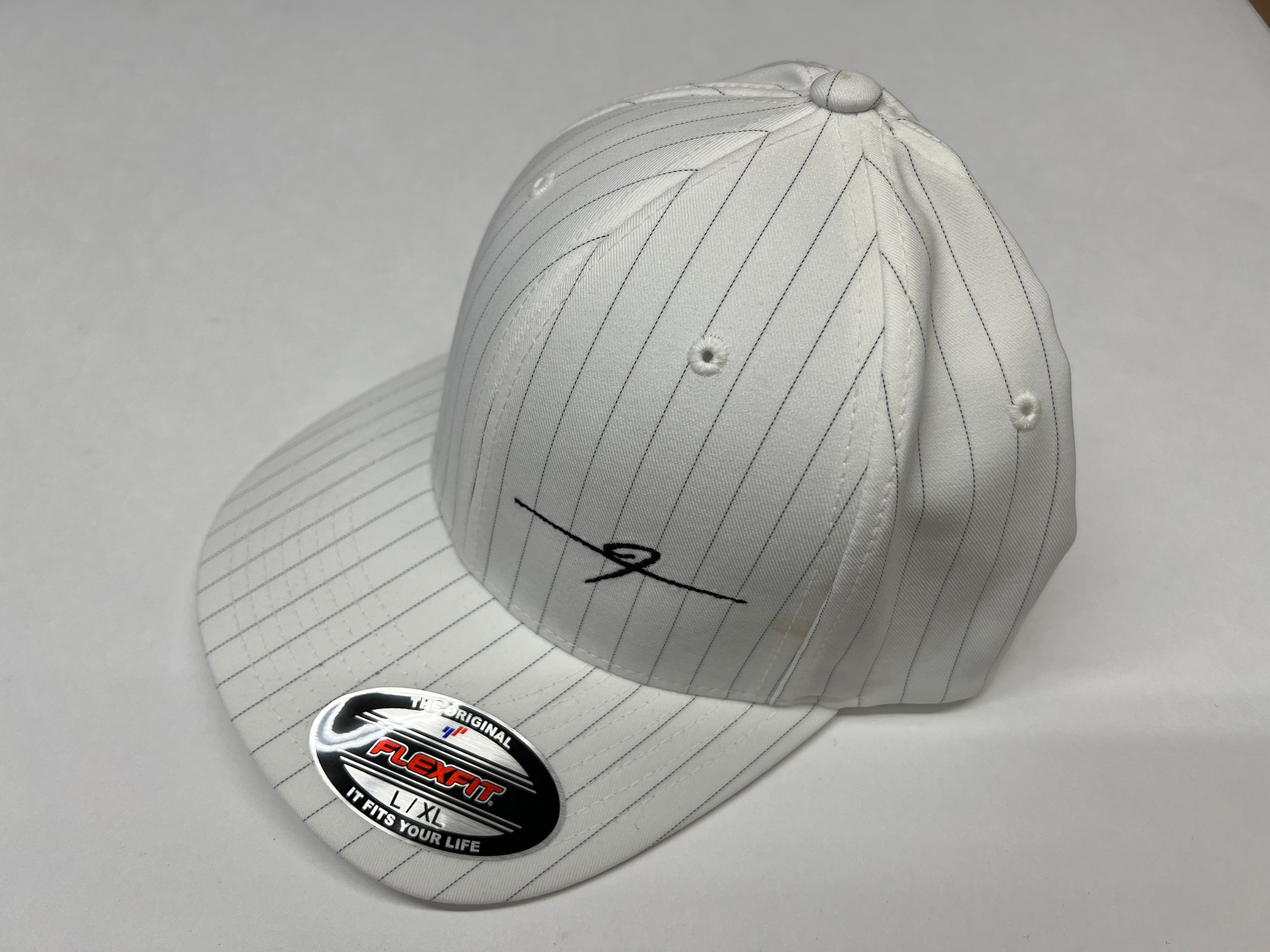 FESLER BUILT FLEXFIT WHITE/STRIPE HAT