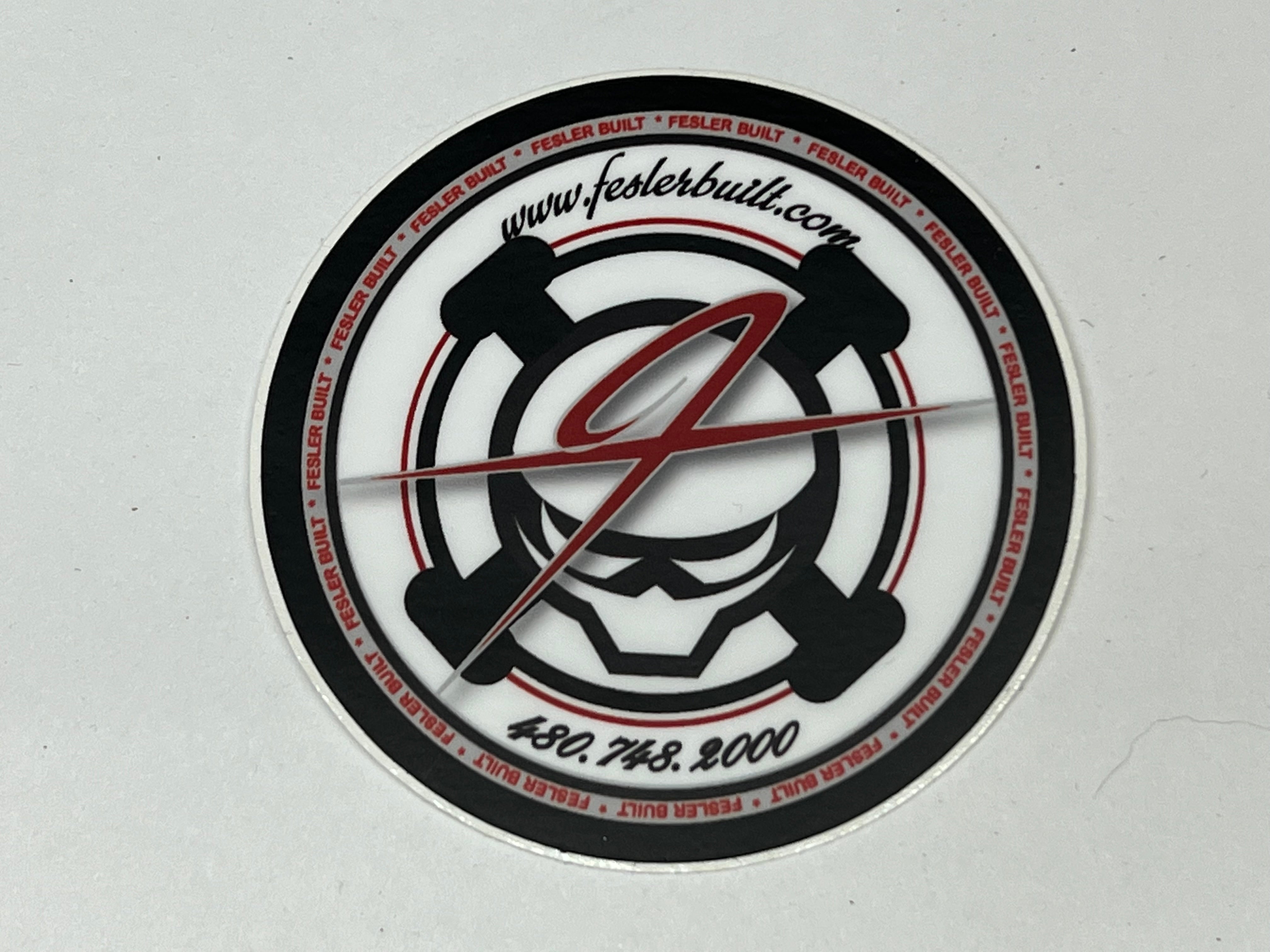 FESLER SKULL LOGO STICKER