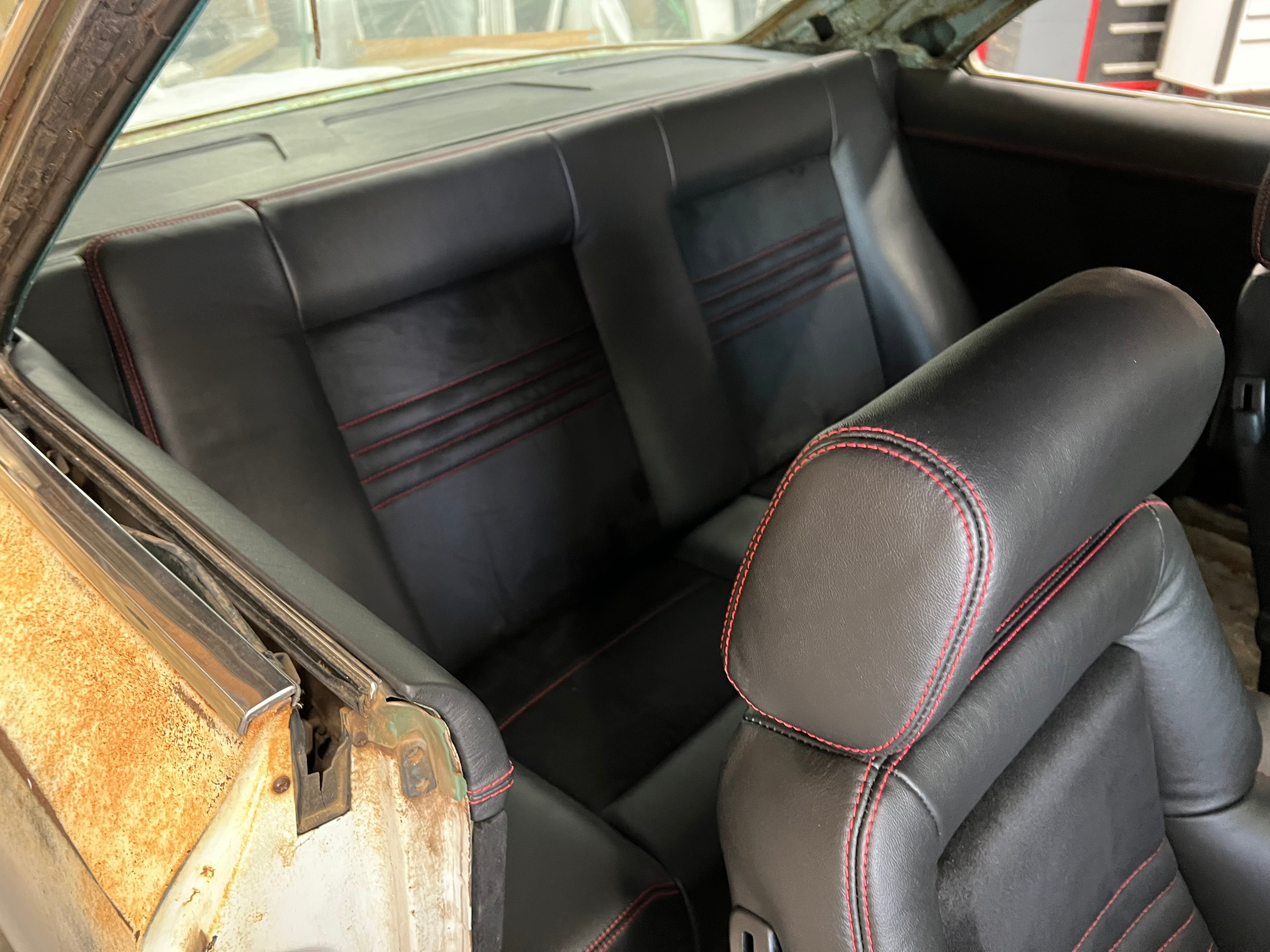 1966-67 NOVA CUSTOM STEEL REAR SEAT