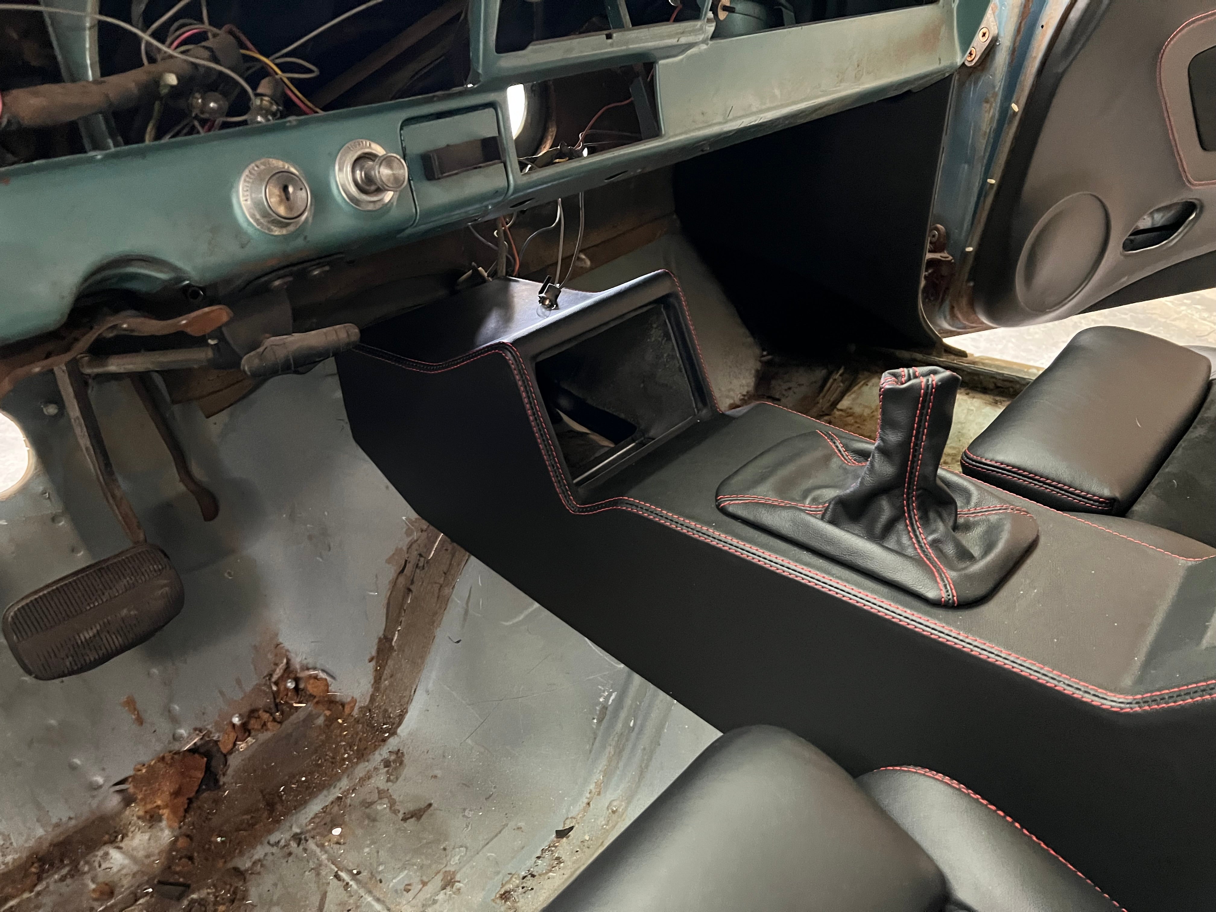 1966-67 NOVA STEEL CENTER CONSOLE