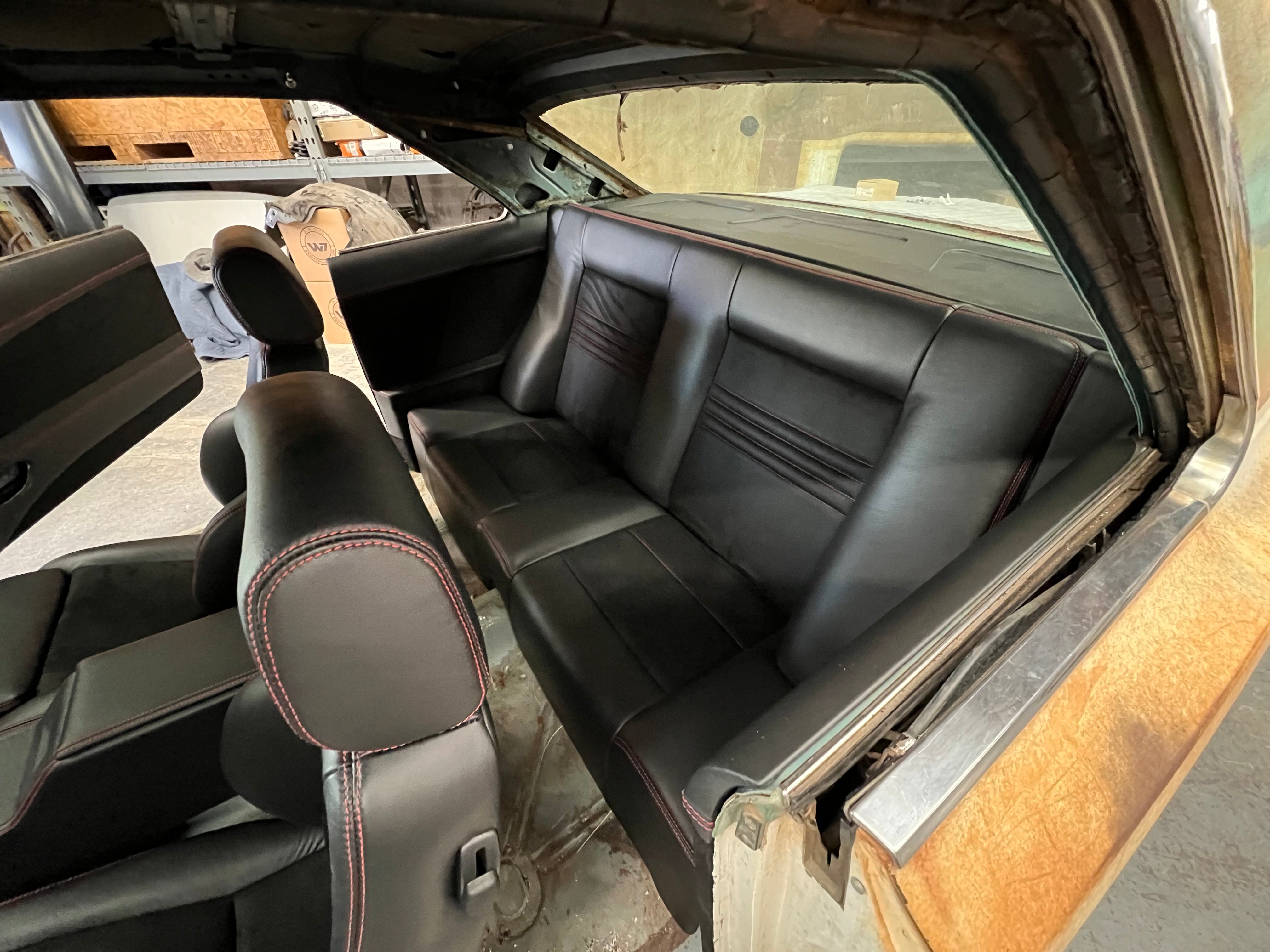 1966-67 NOVA CUSTOM STEEL REAR SEAT