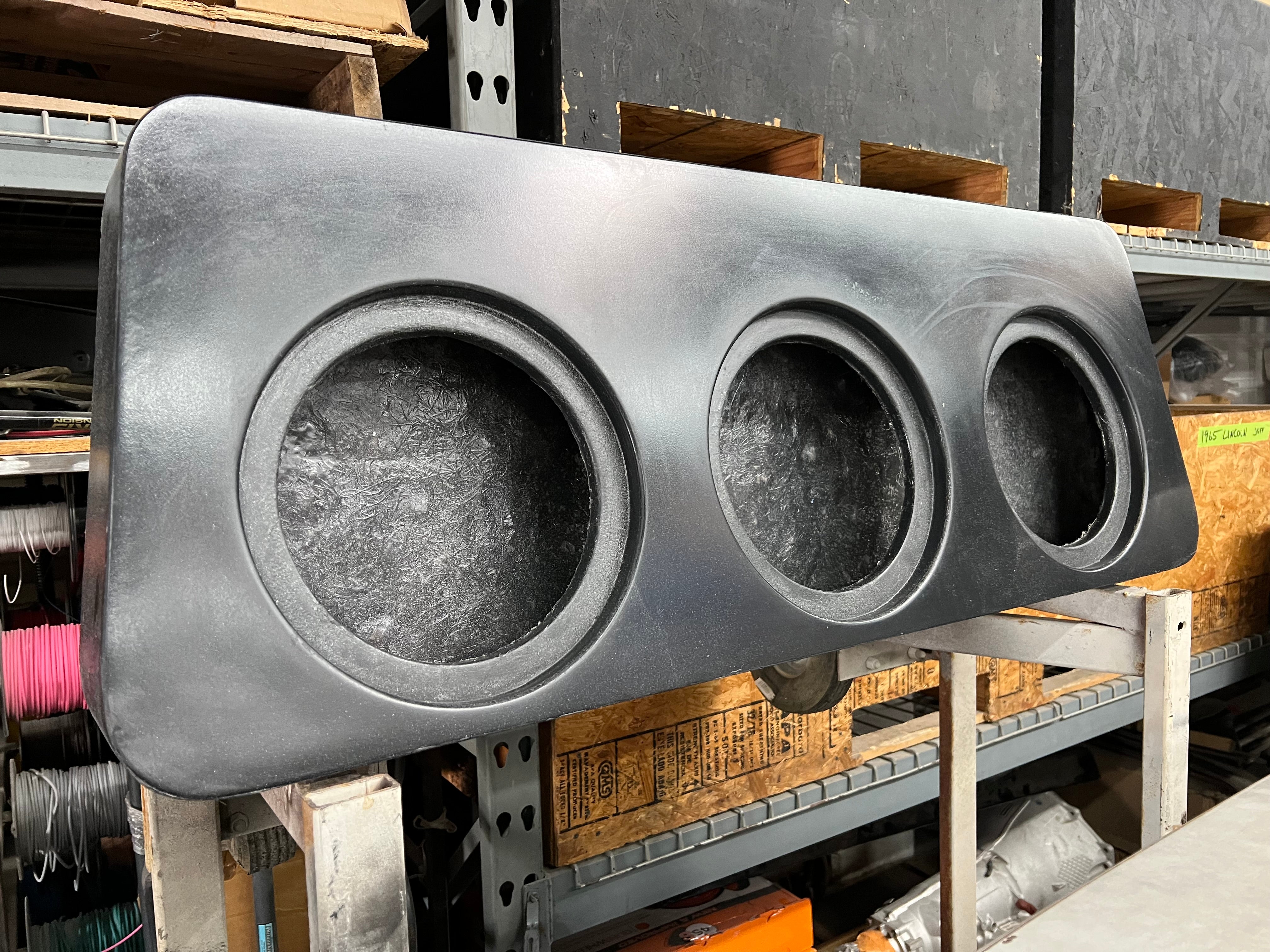 CUSTOM 3 SUB-WOOFER FIBERGLASS ENCLOSURE (SUB BOX)