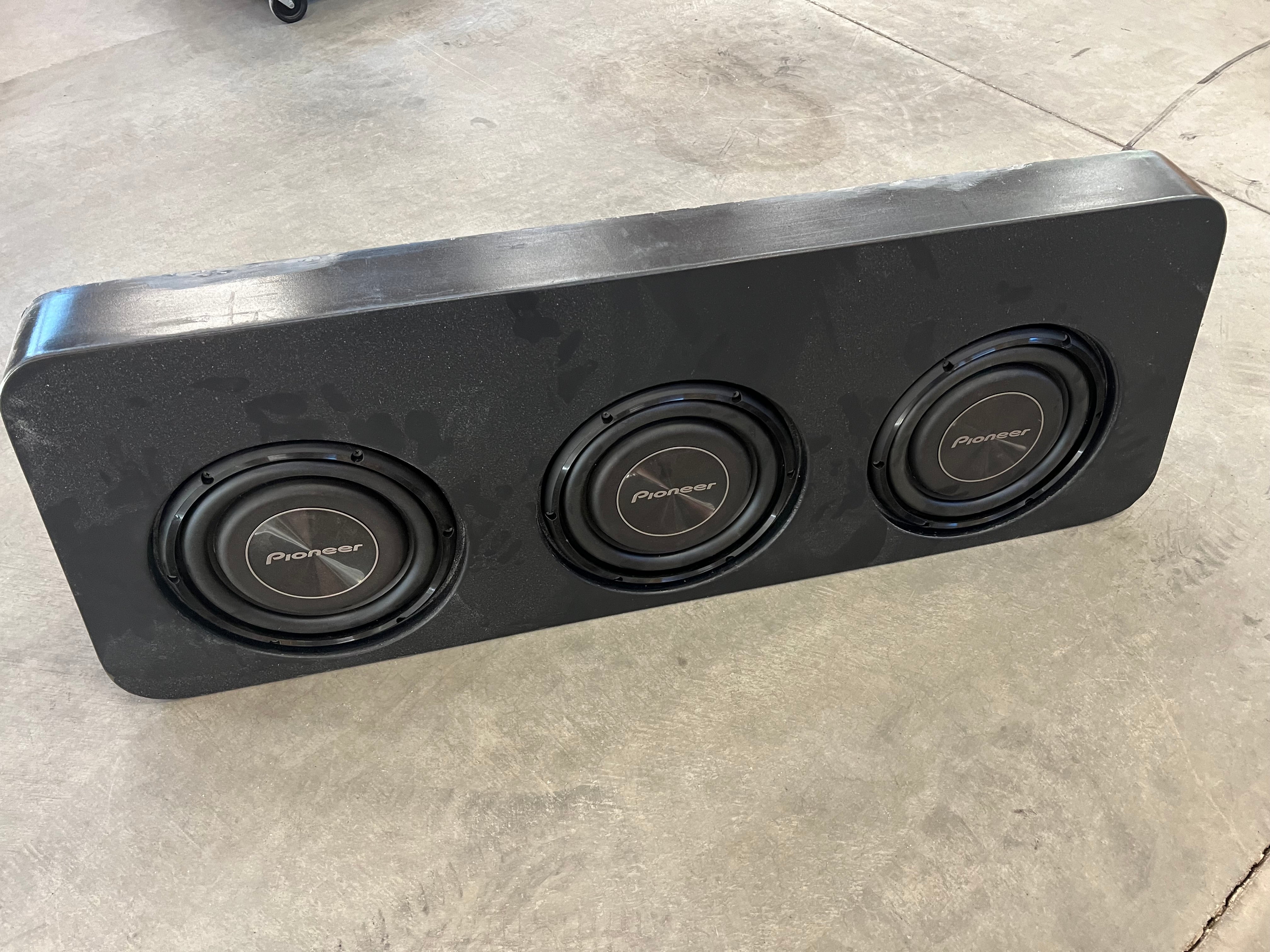 CUSTOM 3 SUB-WOOFER FIBERGLASS ENCLOSURE (SUB BOX)