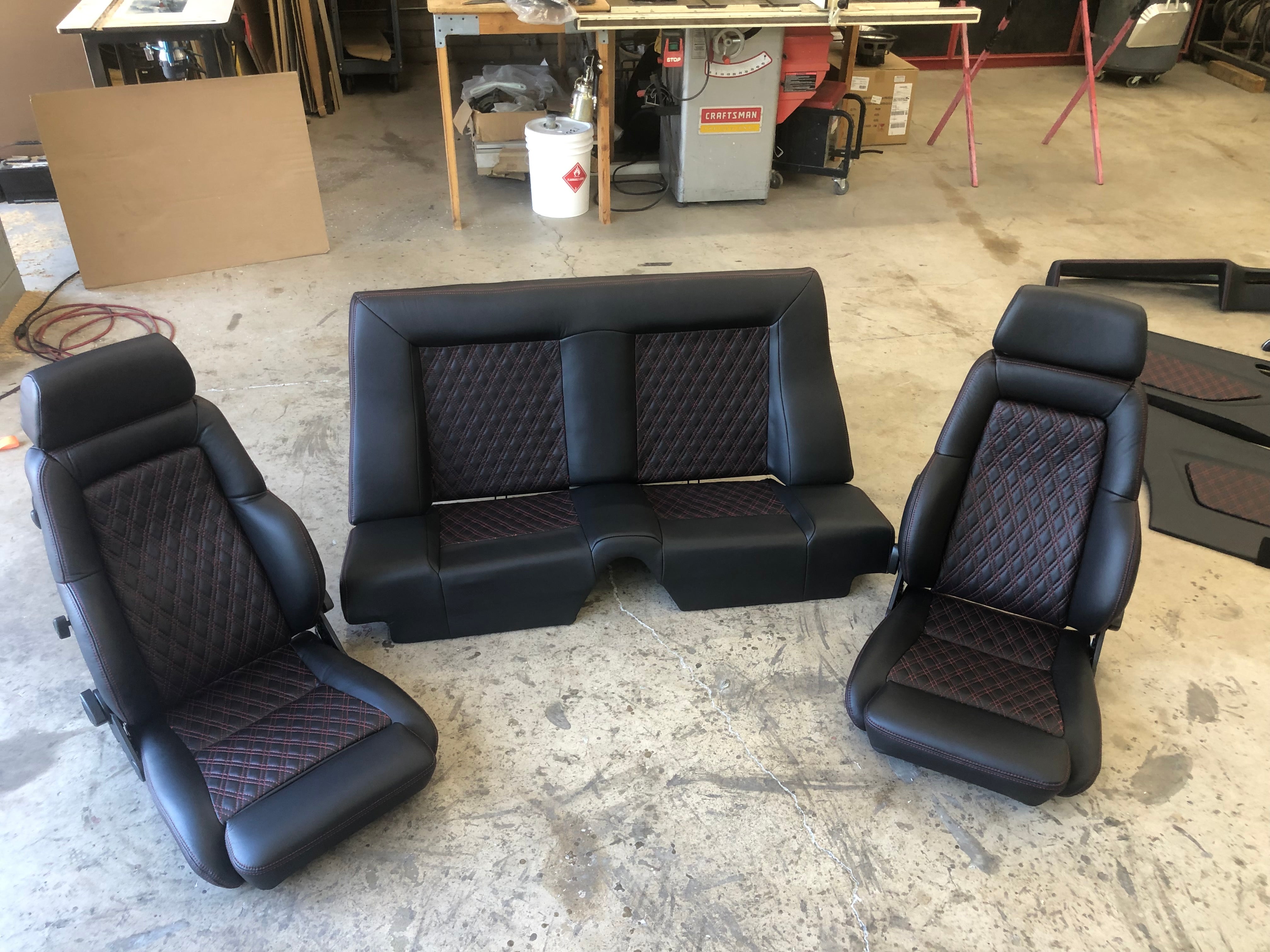 1967-69 1ST GEN CAMARO CUSTOM STEEL REAR SEAT