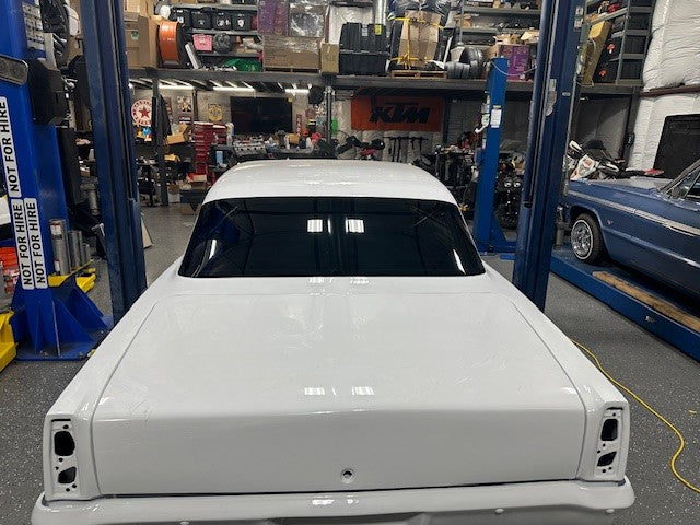 1966-67 Nova Hard Top DOT Flush Mount Trim Less Glass. Made in America.