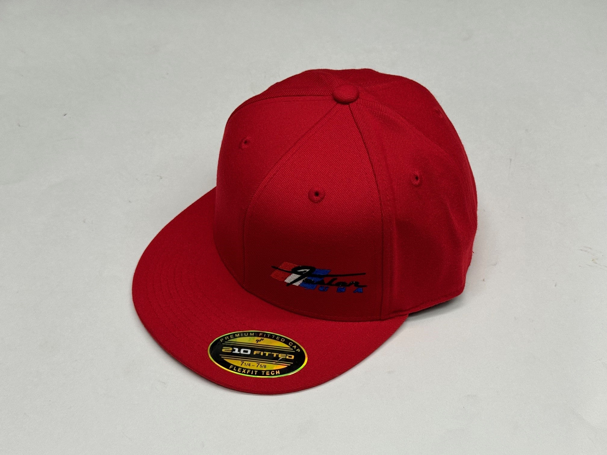 FESLER USA FLEXFIT 210 FITTED RED HAT