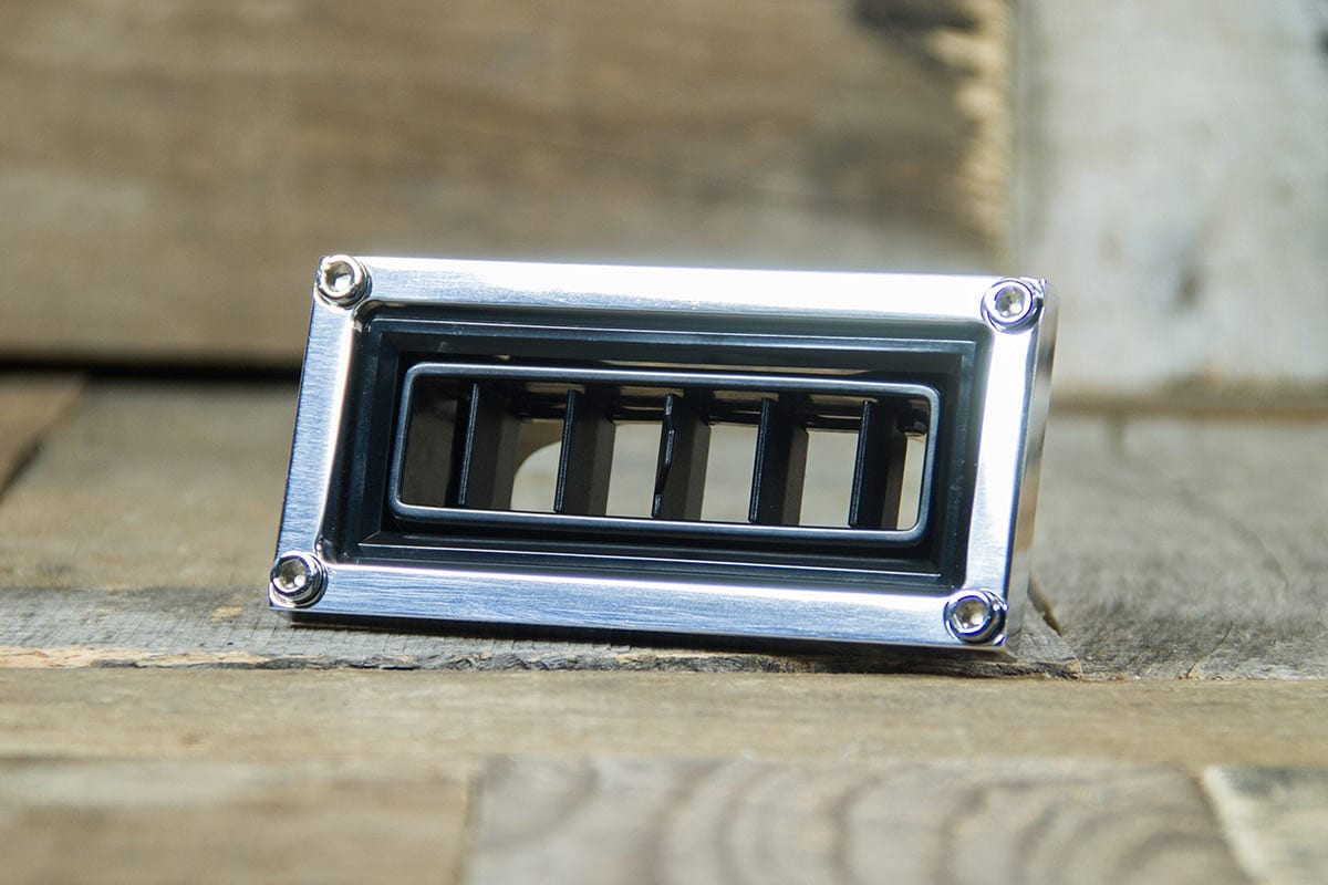 Diablo Rectangle With Cap Screws Billet Aluminum A/C Vent EACH